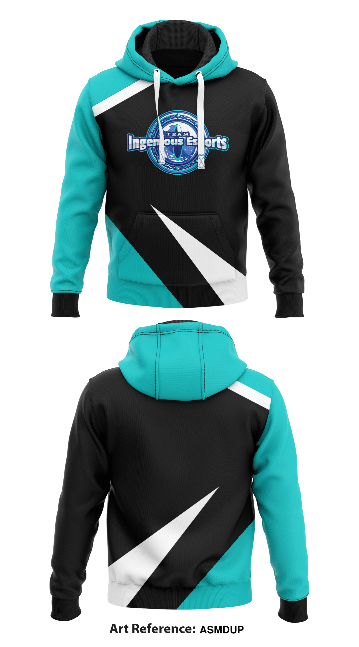 Ingenious Esports Store 1 Core Men's Hooded Performance Sweatshirt - AsmDuP