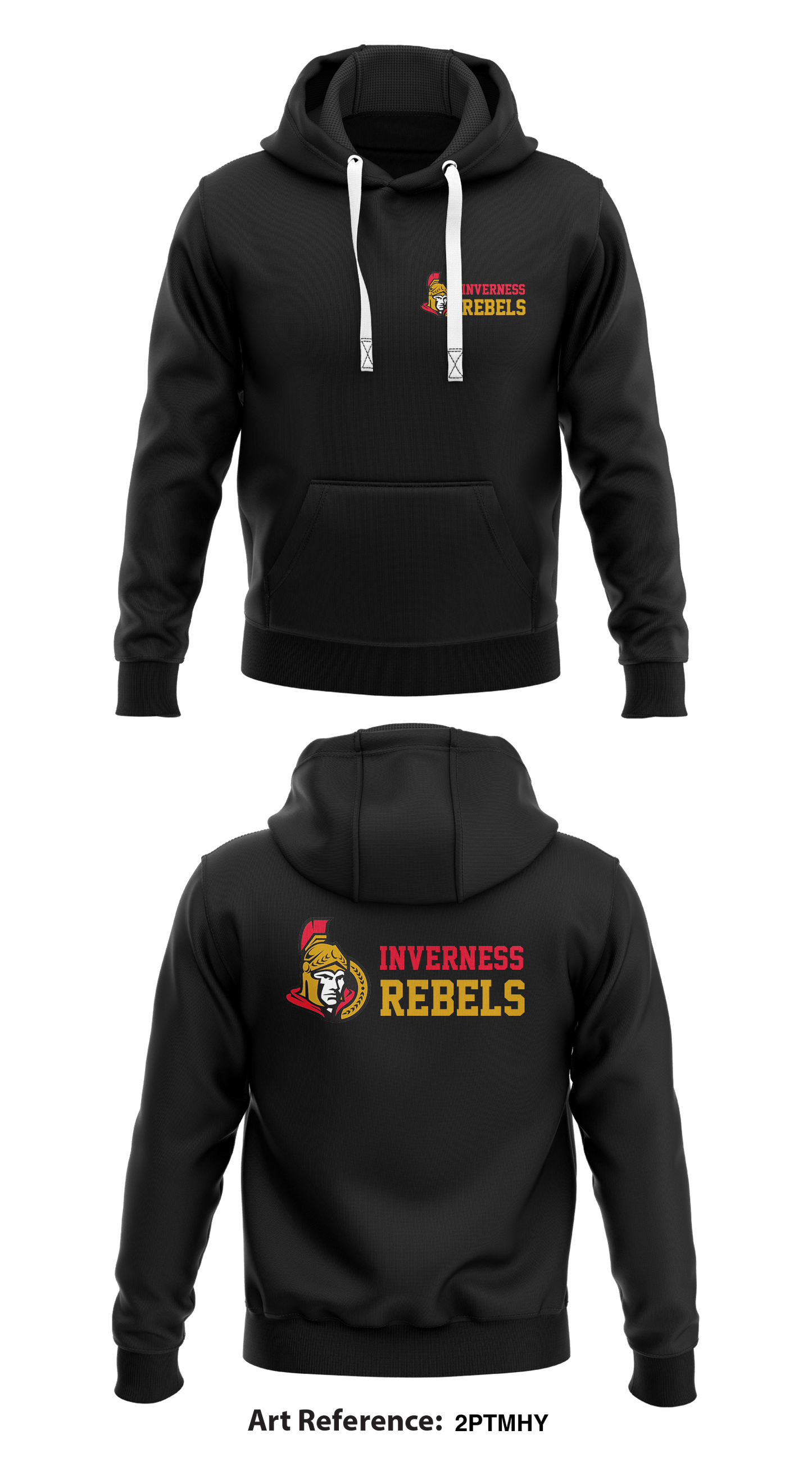 Inverness Rebels  Store 1 Core Men's Hooded Performance Sweatshirt - 2ptmHY
