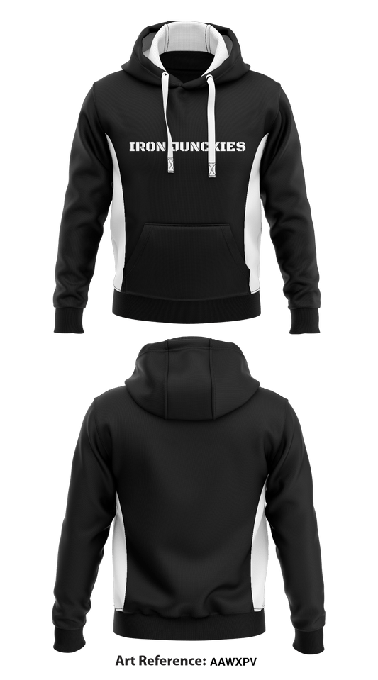 Iron Junckies Store 1  Core Men's Hooded Performance Sweatshirt - AAWXpV