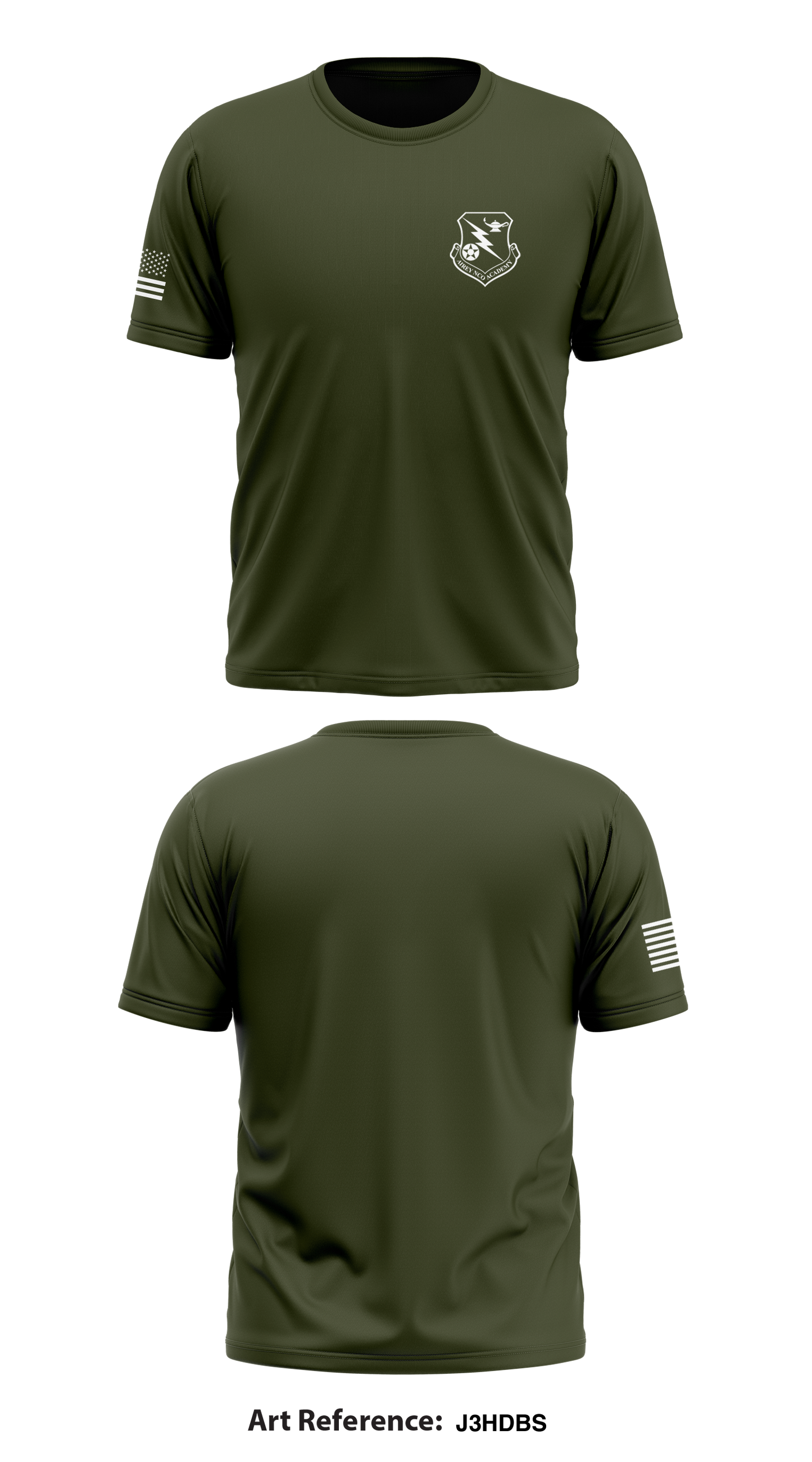 Airey NCO Academy Core Men's SS Performance Tee - J3hdBs