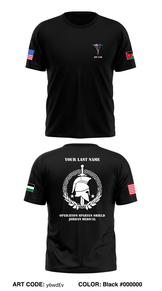 CUSTOM JTC CAS Store 1 Core Men's SS Performance Tee - y6wdEv