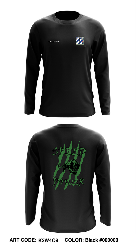 CUSTOM - 3-69 AR Store 1  Core Men's LS Performance Tee - K2W4Q9