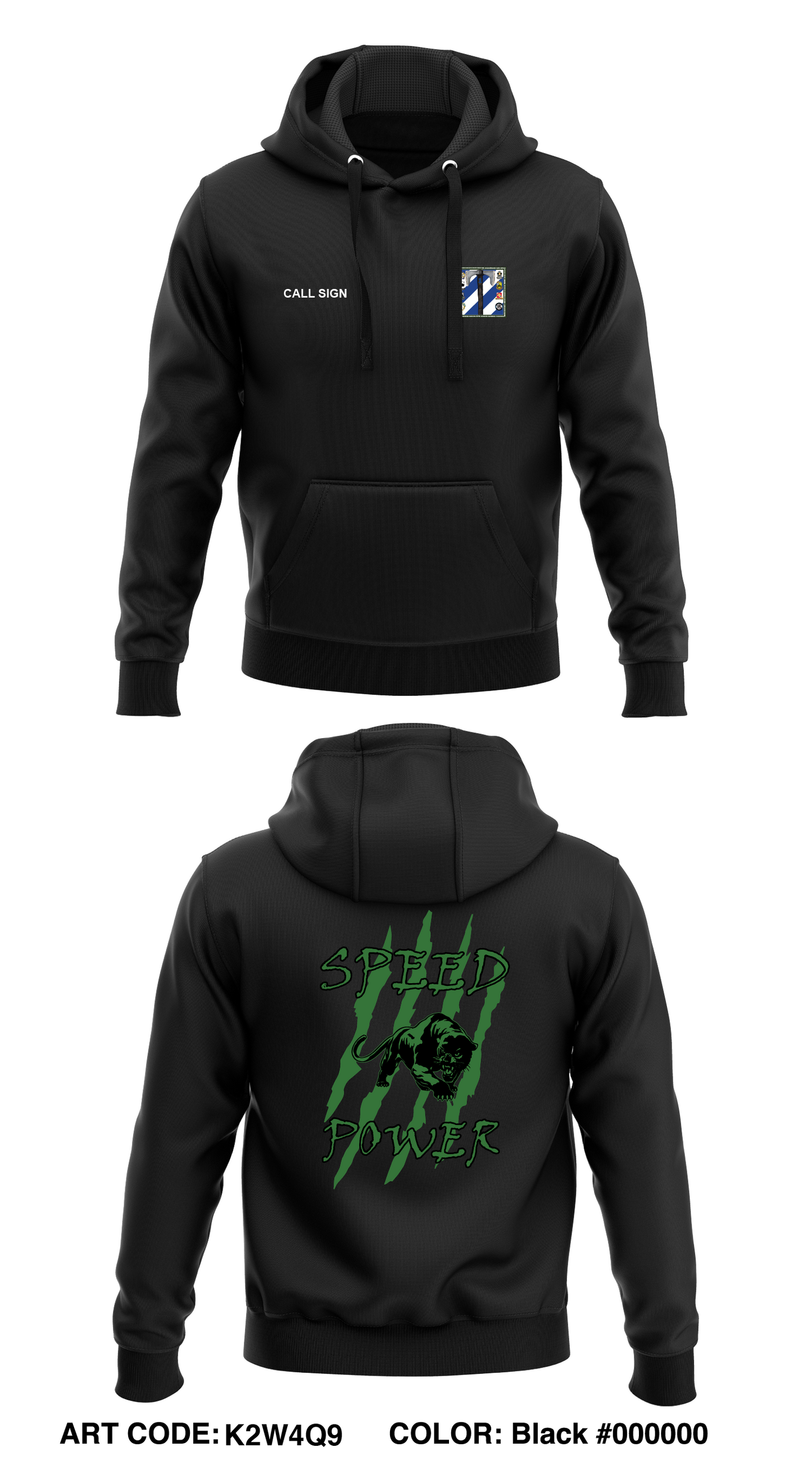 CUSTOM - 3-69 AR Store 1  Core Men's Hooded Performance Sweatshirt - K2W4Q9
