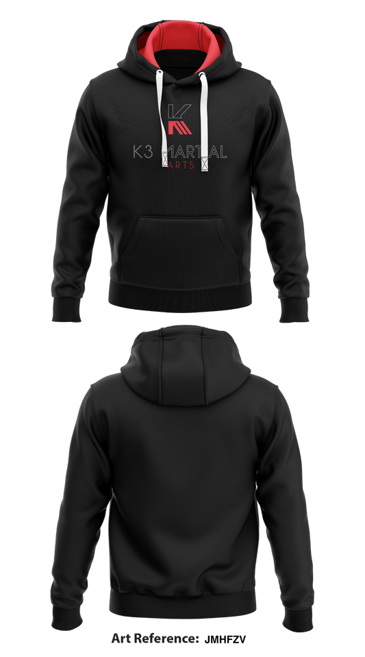 K3 Martial Arts  Core Men's Hooded Performance Sweatshirt - jmHfZV