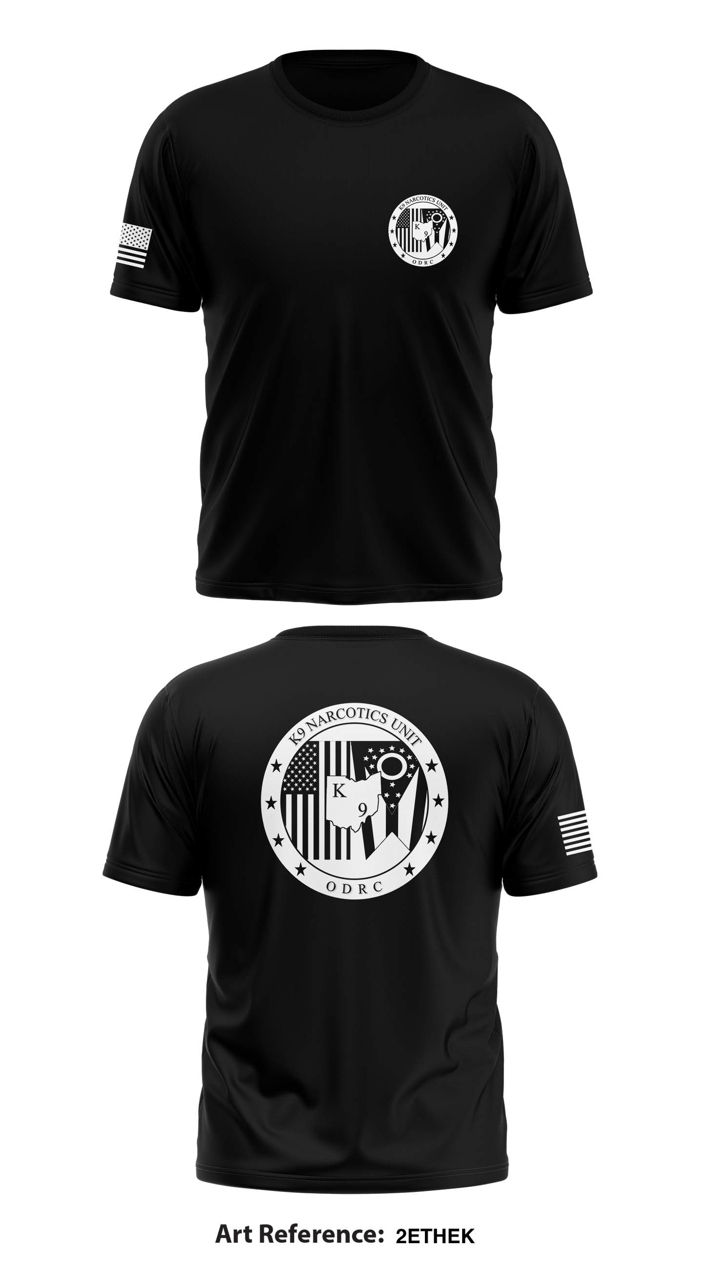 K9 Narcotics Unit Store 1 Core Men's SS Performance Tee - 2ethEk