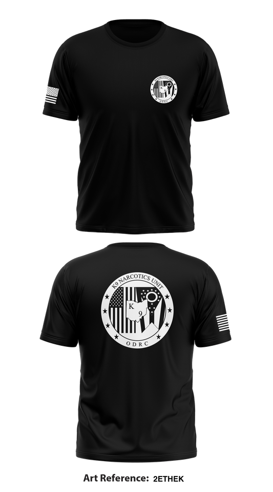 K9 Narcotics Unit Store 1 Core Men's SS Performance Tee - 2ethEk