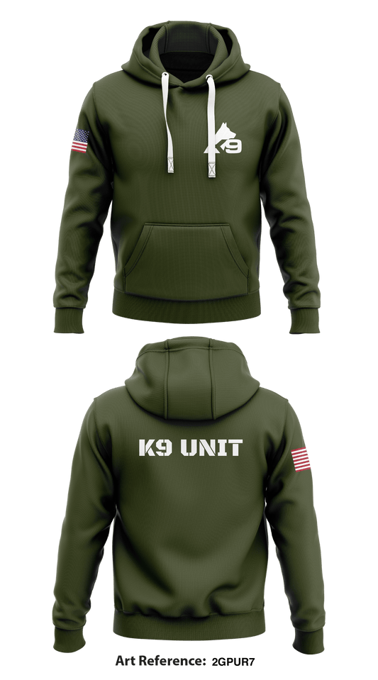 K9 Unit Store 1  Core Men's Hooded Performance Sweatshirt - 2gpur7
