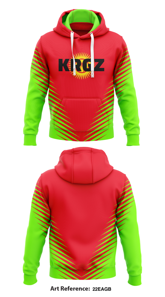 KRGZ Store 1  Core Men's Hooded Performance Sweatshirt - 22EAgB