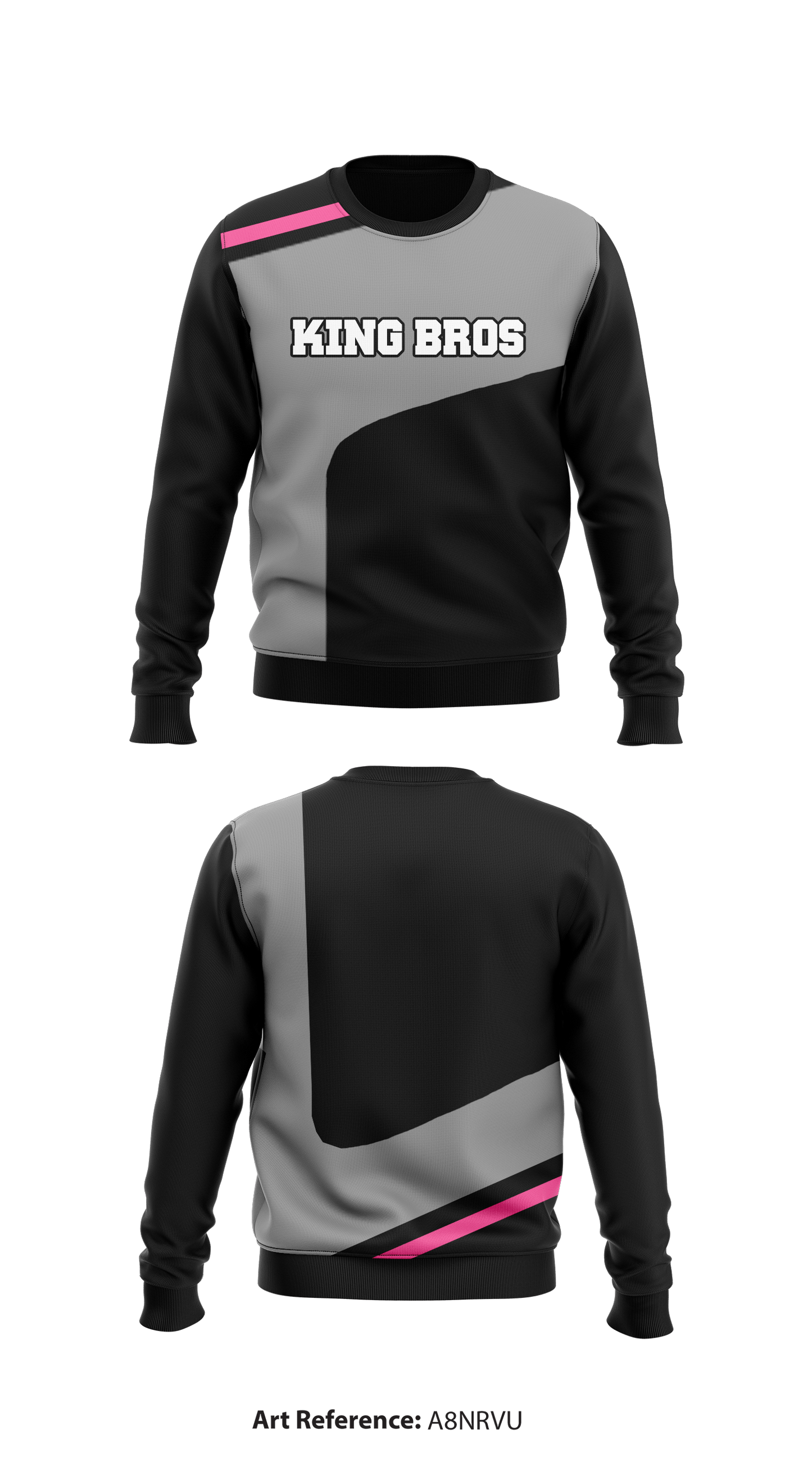King Bros 1 Core Men's Crewneck Performance Sweatshirt - A8Nrvu