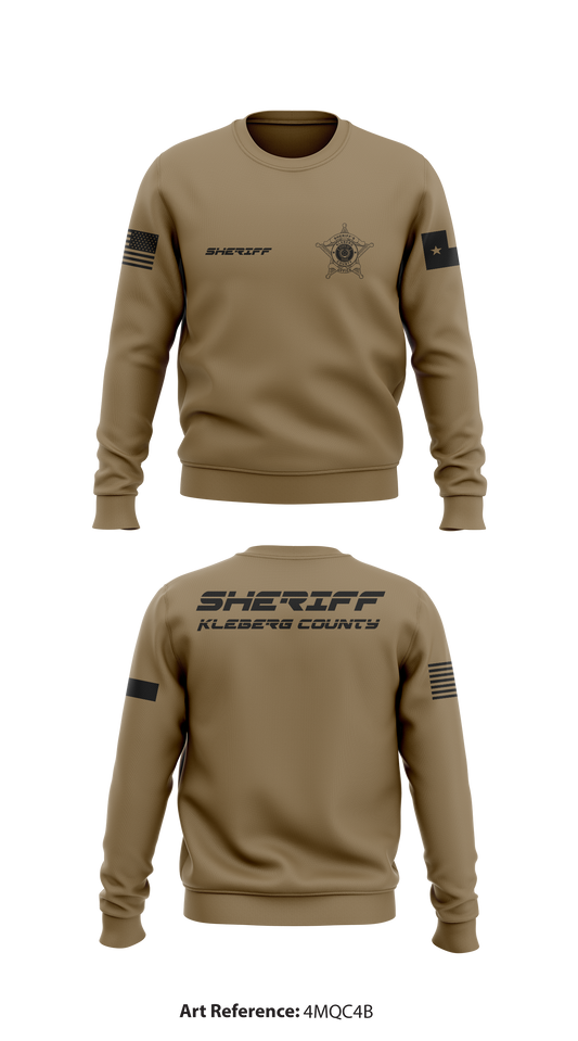 Kleberg county  Store 1 Core Men's Crewneck Performance Sweatshirt - 4mQC4b