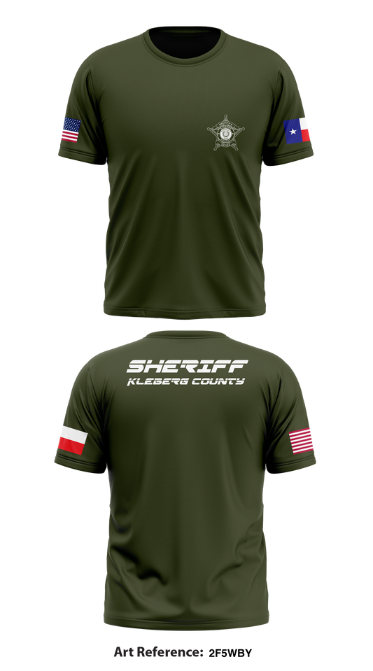 Kleberg county  Store 1 Core Men's SS Performance Tee - 2f5wBy