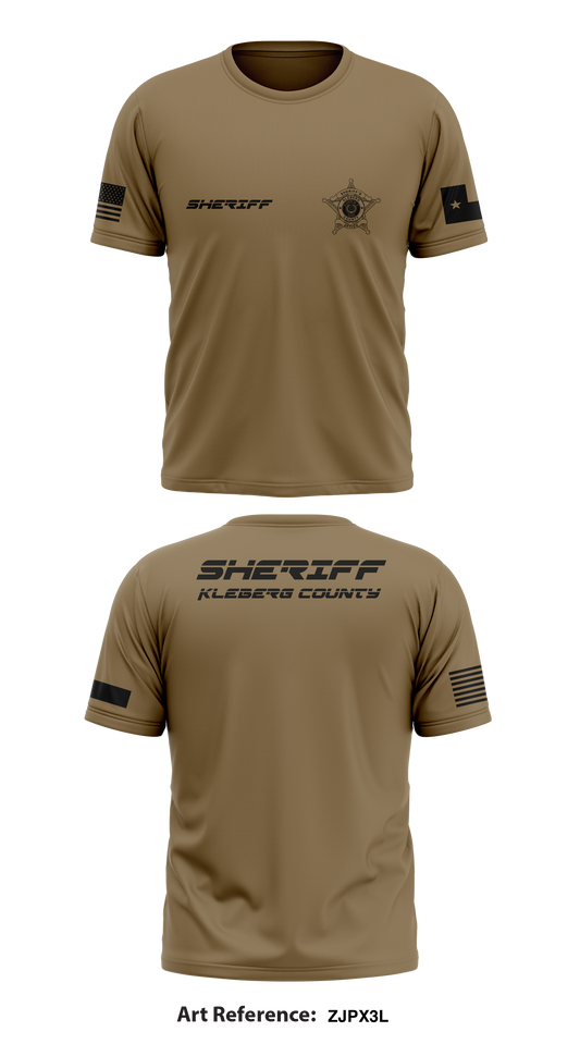 Kleberg county  Store 1 Core Men's SS Performance Tee - Zjpx3L