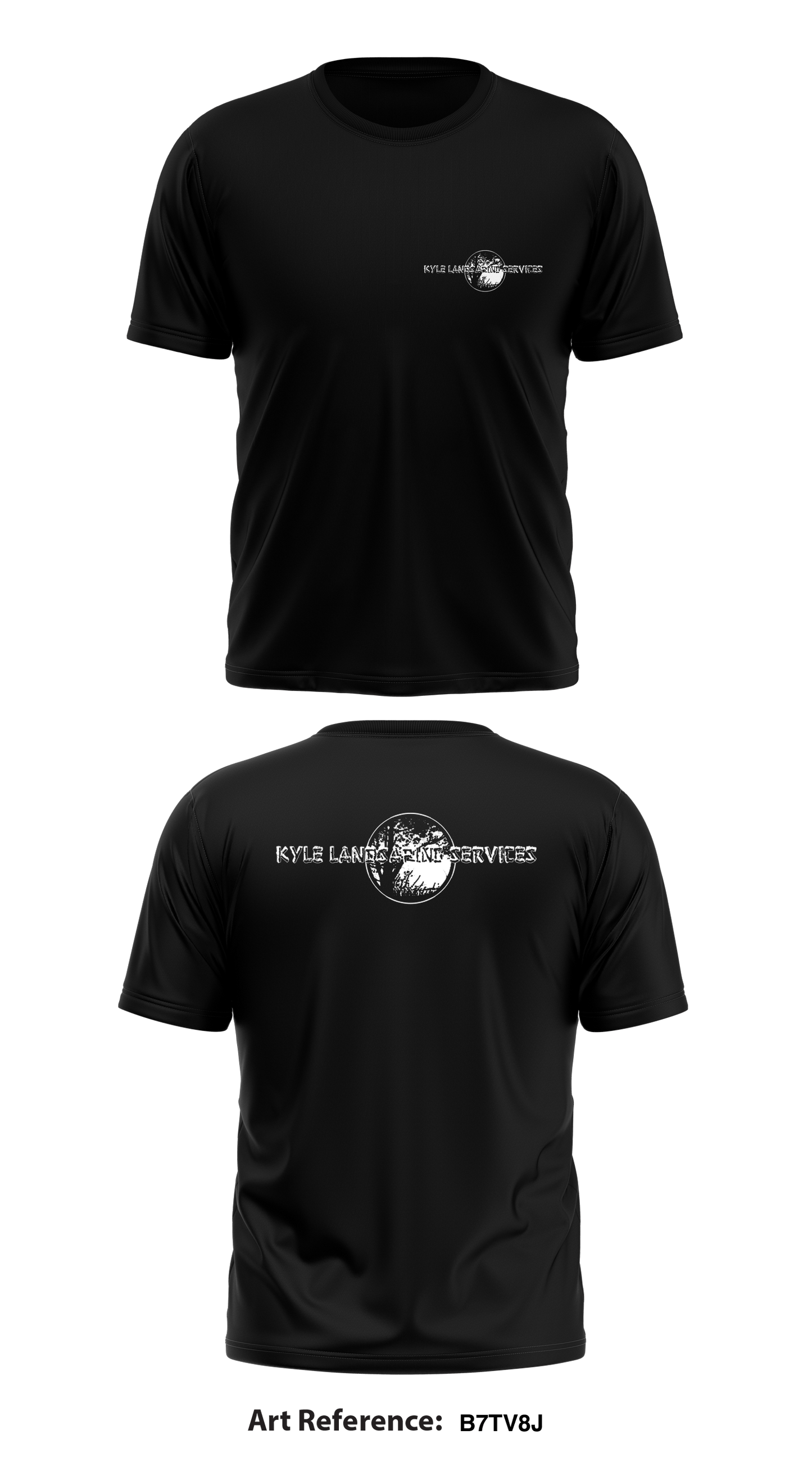 Kyle Landscaping Services Core Men's SS Performance Tee - b7tv8j
