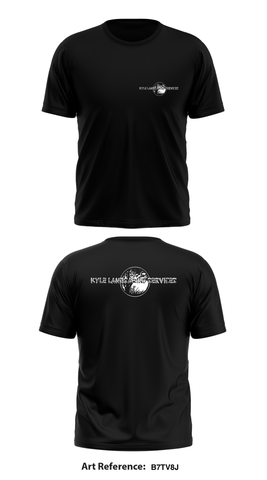 Kyle Landscaping Services Core Men's SS Performance Tee - b7tv8j