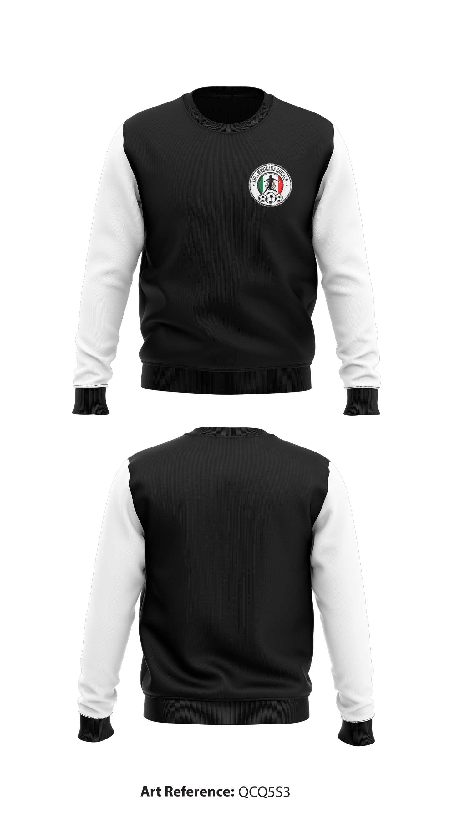 LIGA MEXICANA1 Core Men's Crewneck Performance Sweatshirt - qcq5s3