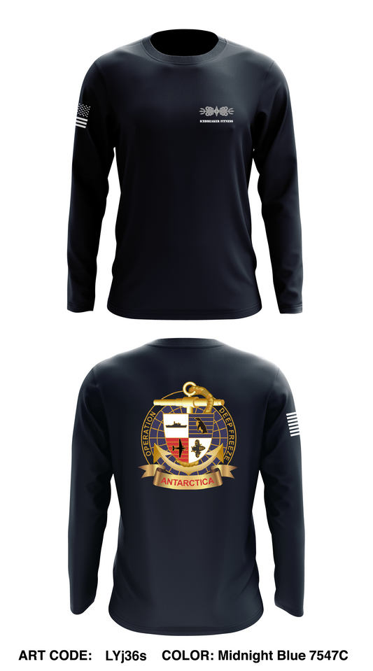 USCGC Polar Star (WAGB-10) Core Men's LS Performance Tee - LYj36s