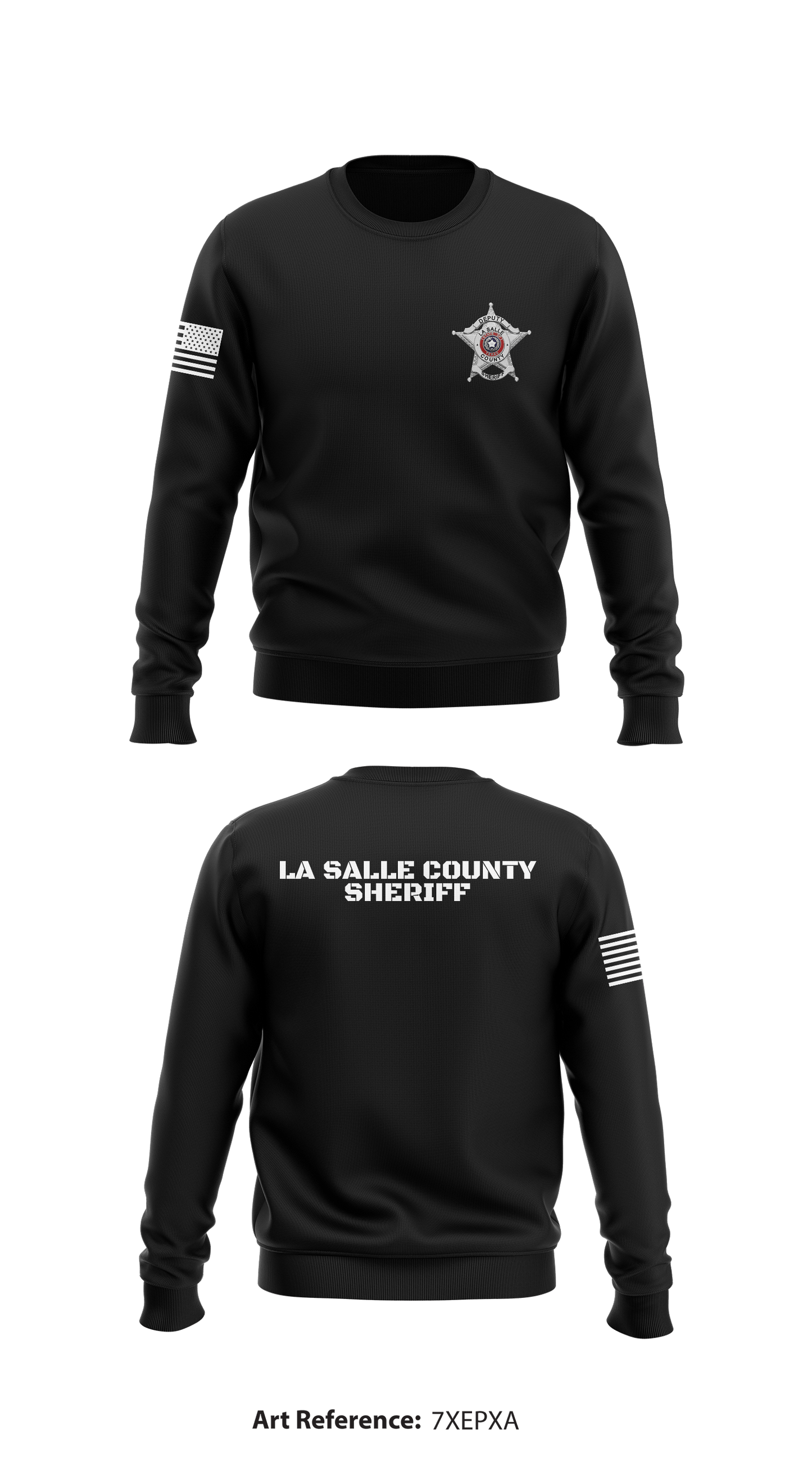 La Salle County Sheriff's Office Store 1 Core Men's Crewneck Performance Sweatshirt - 7XEPxA