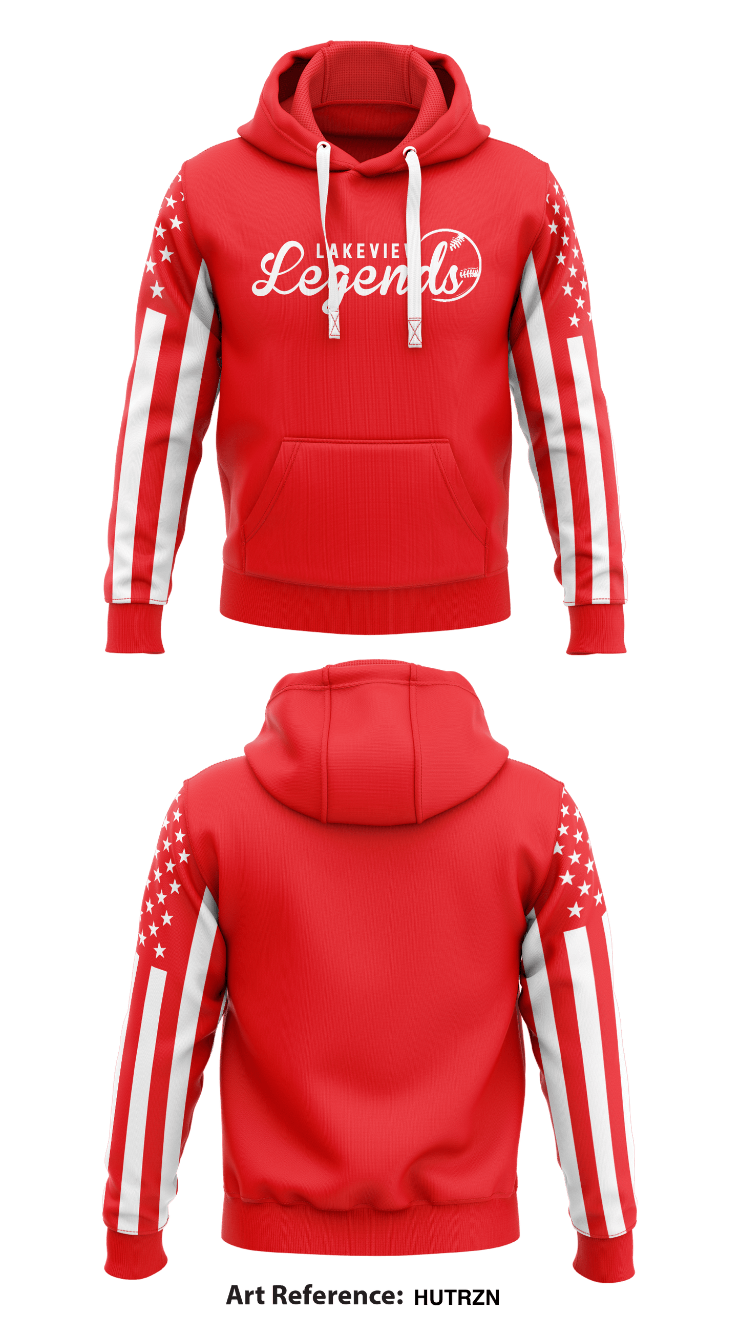 LakeView Legends  Store 1 Core Men's Hooded Performance Sweatshirt - hUtRZN