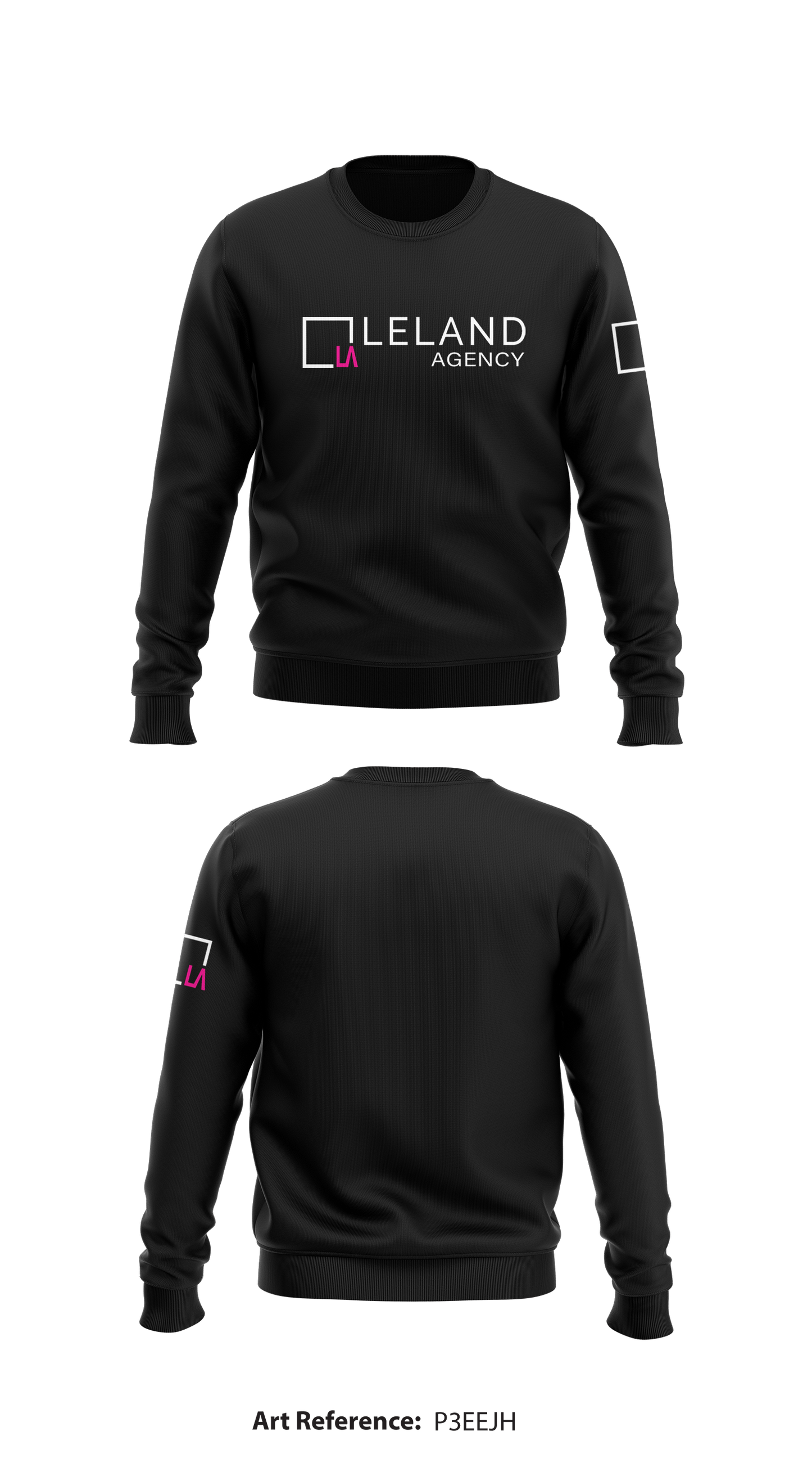 Leland Agency Core Men's Crewneck Performance Sweatshirt - P3eEJH