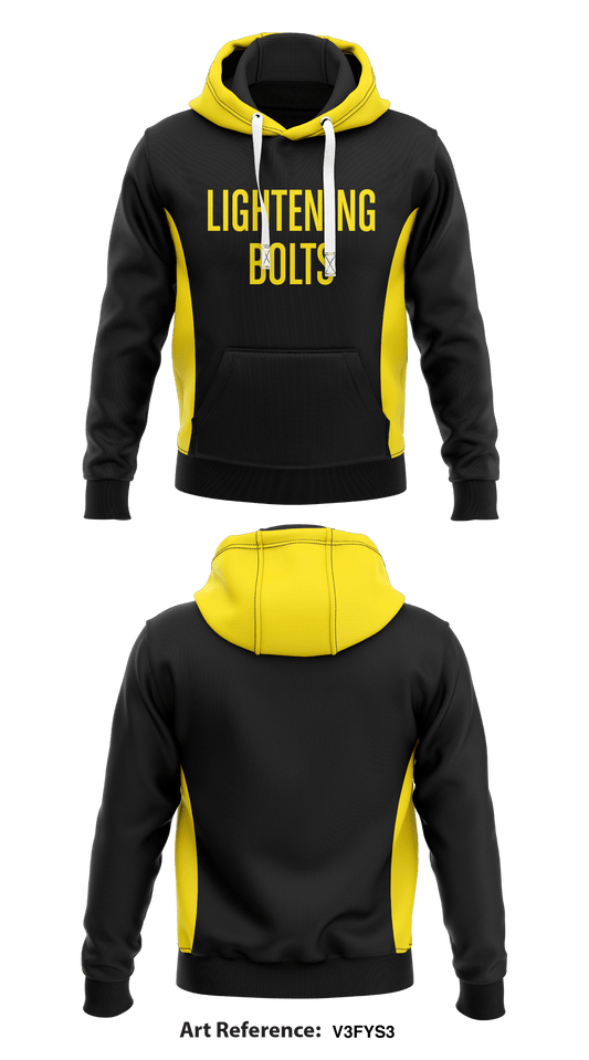 Lightening Bolts Store 1 Core Men's Hooded Performance Sweatshirt - v3fYs3