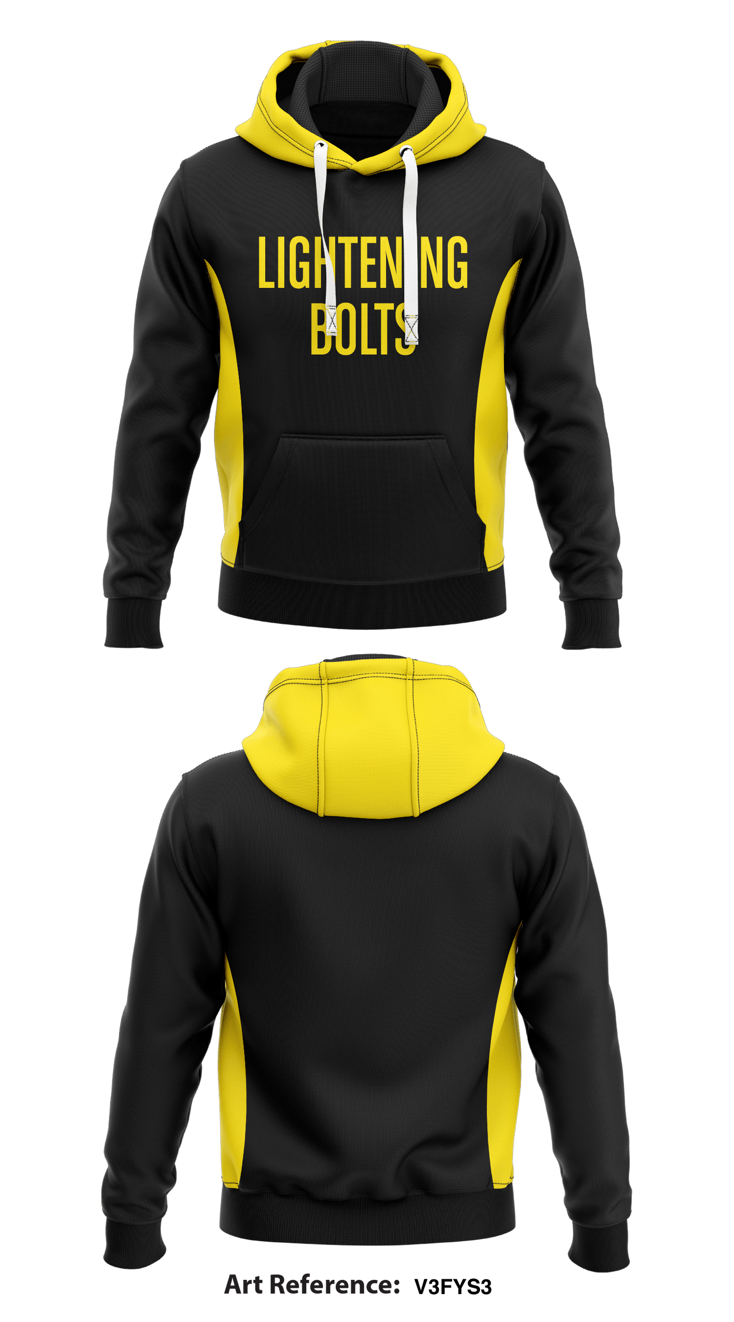 Lightening Bolts Store 1 Core Men's Hooded Performance Sweatshirt - v3fYs3