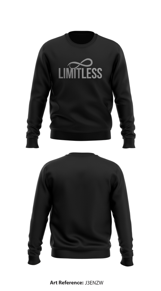 Limitless Collections Store 1 Core Men's Crewneck Performance Sweatshirt - j3eNZW