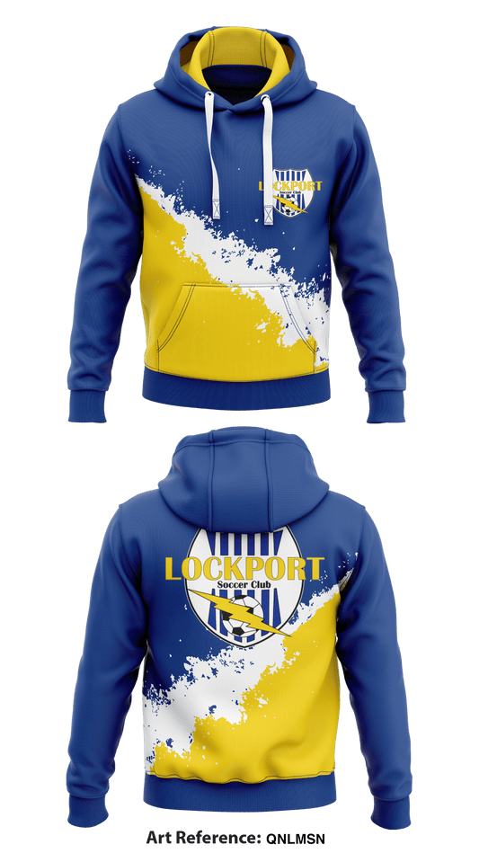 LOCKPORT LIGHTNING SOCCER CLUB  Core Men's Hooded Performance Sweatshirt - qNLmSn