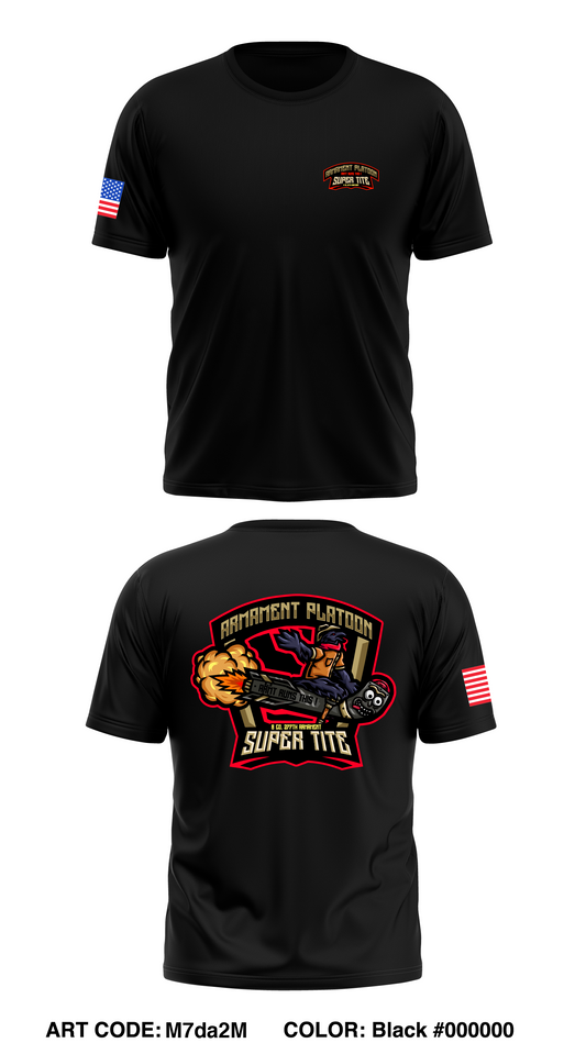B Co, 277th ASB, 10th CAB Core Men's SS Performance Tee - M7da2M