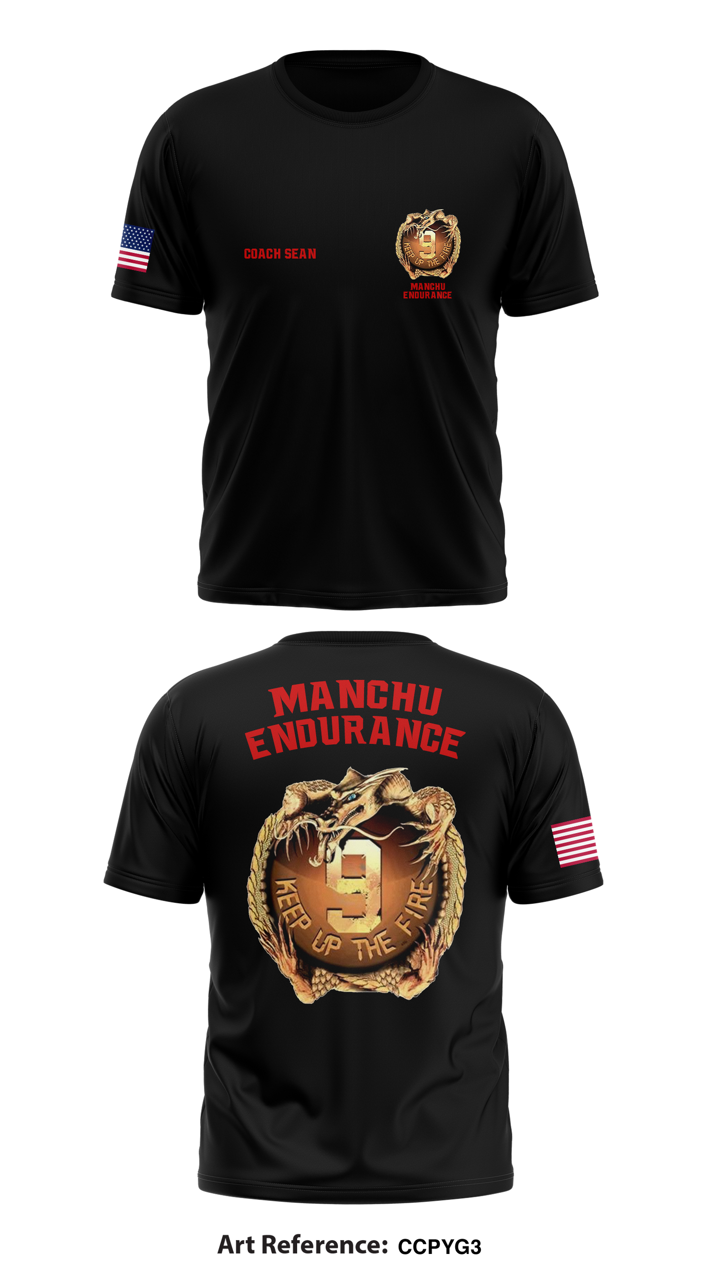 MANCHU ENDURANCE  Store 1 Core Men's SS Performance Tee - cCPyG3