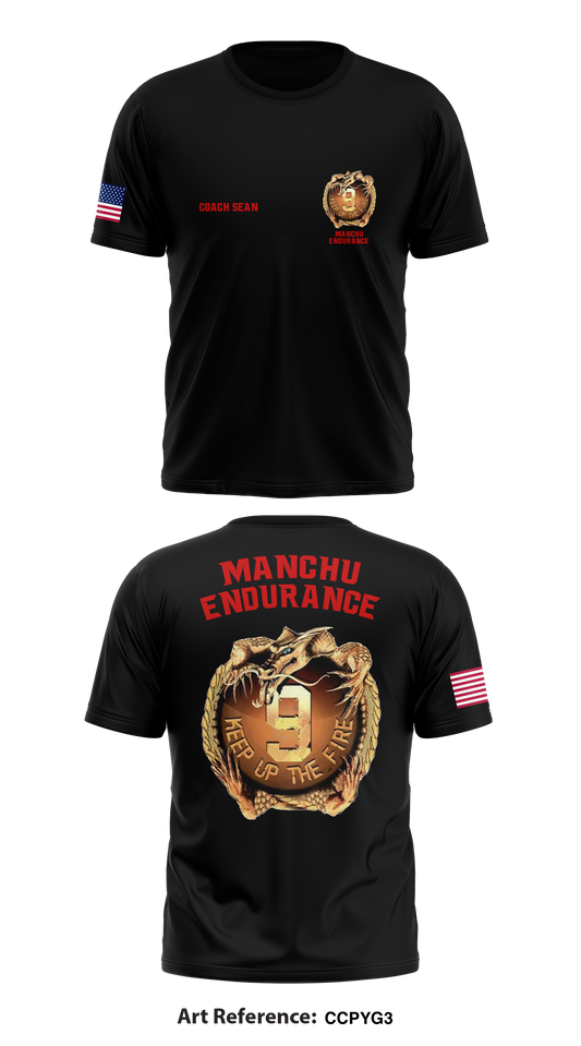 MANCHU ENDURANCE  Store 1 Core Men's SS Performance Tee - cCPyG3