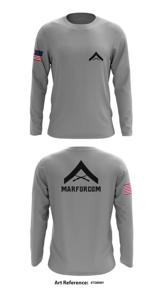 MARFORCOM Core Men's LS Performance Tee - 6TqmMy