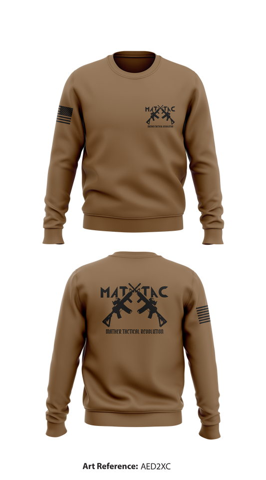 MAT-TAC Store 1 Core Men's Crewneck Performance Sweatshirt - AED2XC