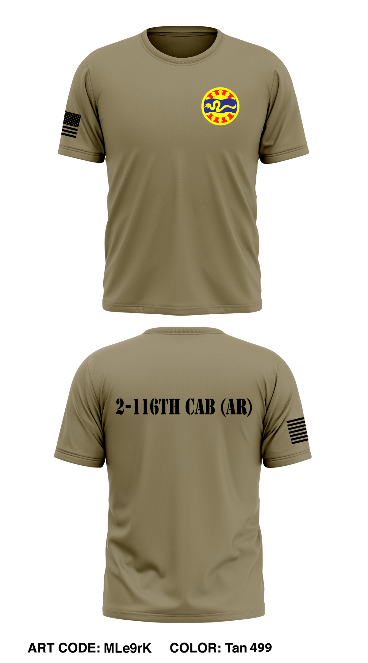 2-116th CAB (AR) Core Men's SS Performance Tee - MLe9rK