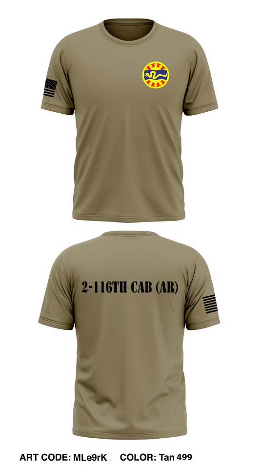 2-116th CAB (AR) Core Men's SS Performance Tee - MLe9rK