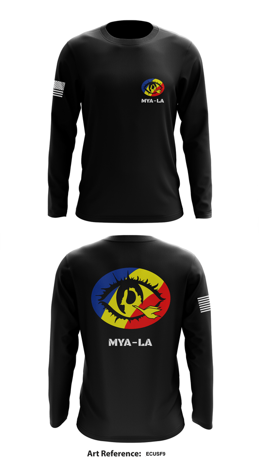 MYA-LA Store 1 Core Men's LS Performance Tee - EcUsf9
