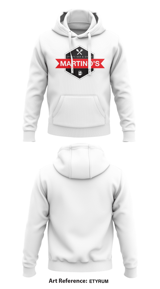 Martino's Store 1  Core Men's Hooded Performance Sweatshirt - etYrUm