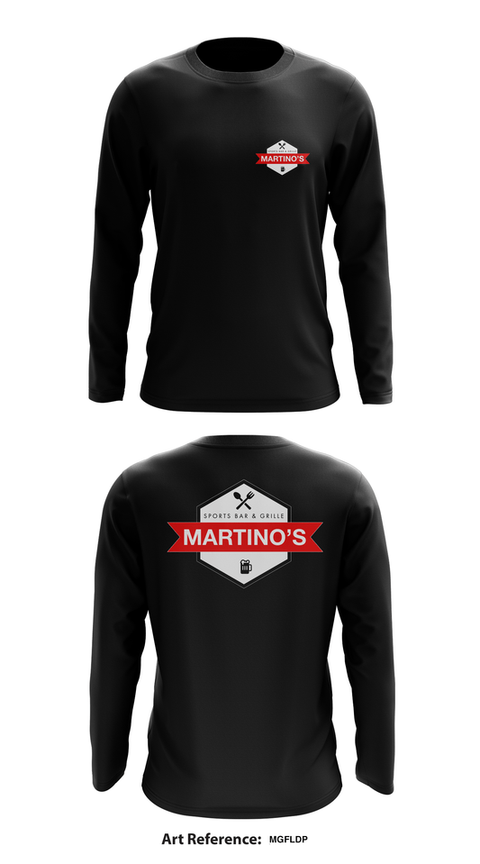 Martino's Store 1 Core Men's LS Performance Tee - MGFLDp