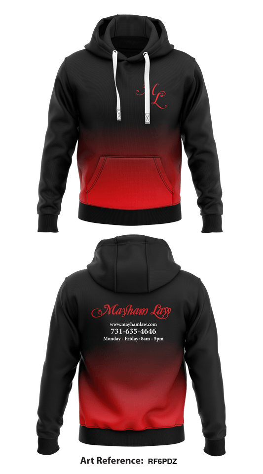 Mayham Law Store 1  Core Men's Hooded Performance Sweatshirt - Rf6pdz