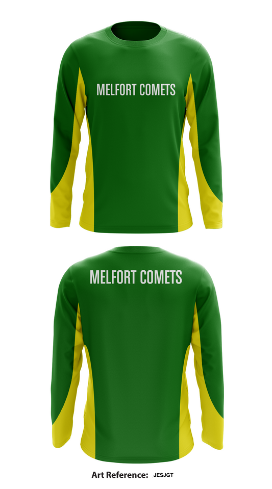 Melfort Comets Store 1 Core Men's LS Performance Tee - jESjgt