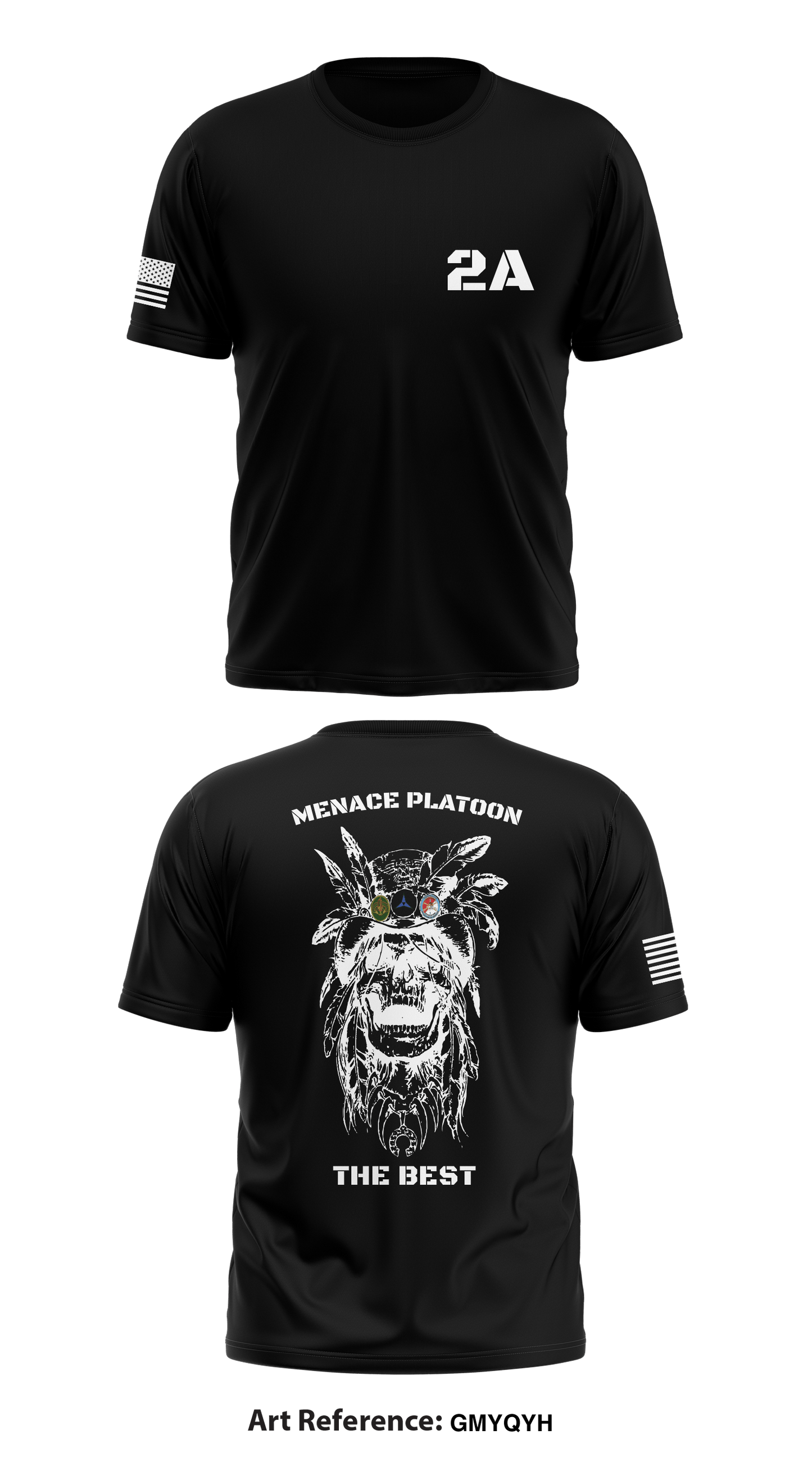 Menace Platoon Core Men's SS Performance Tee - gMYQYH