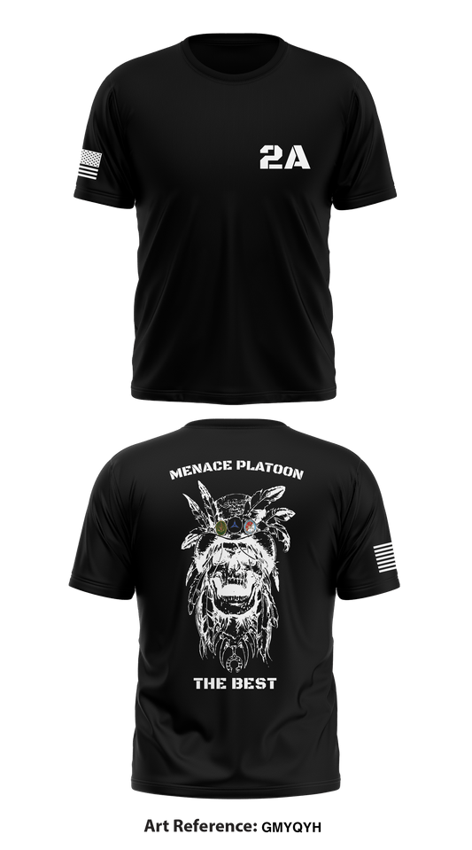 Menace Platoon Core Men's SS Performance Tee - gMYQYH