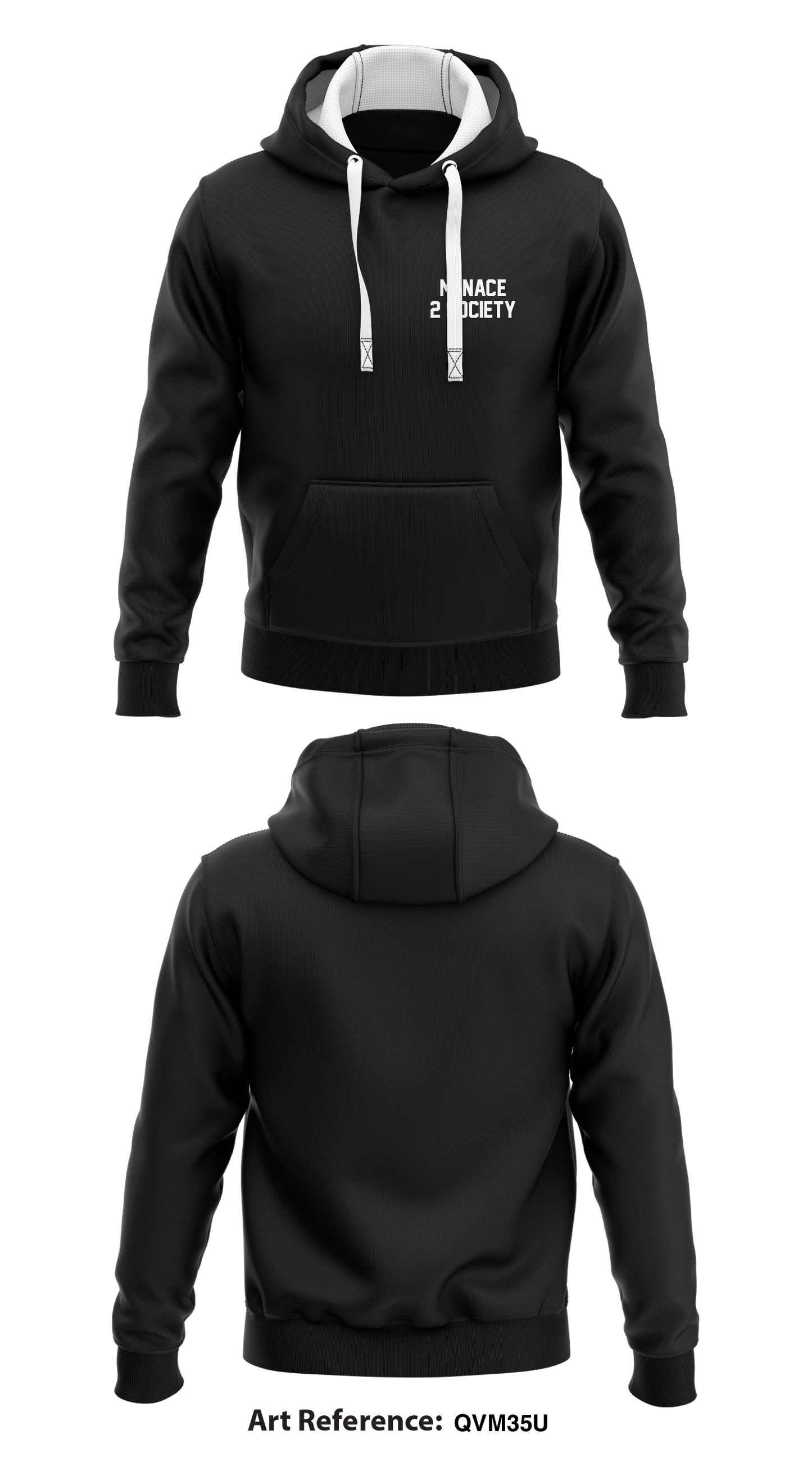 Menace 2 Society Store 1  Core Men's Hooded Performance Sweatshirt - QVM35u