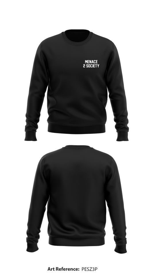 Menace 2 Society Store 1 Core Men's Crewneck Performance Sweatshirt - PEsz3p