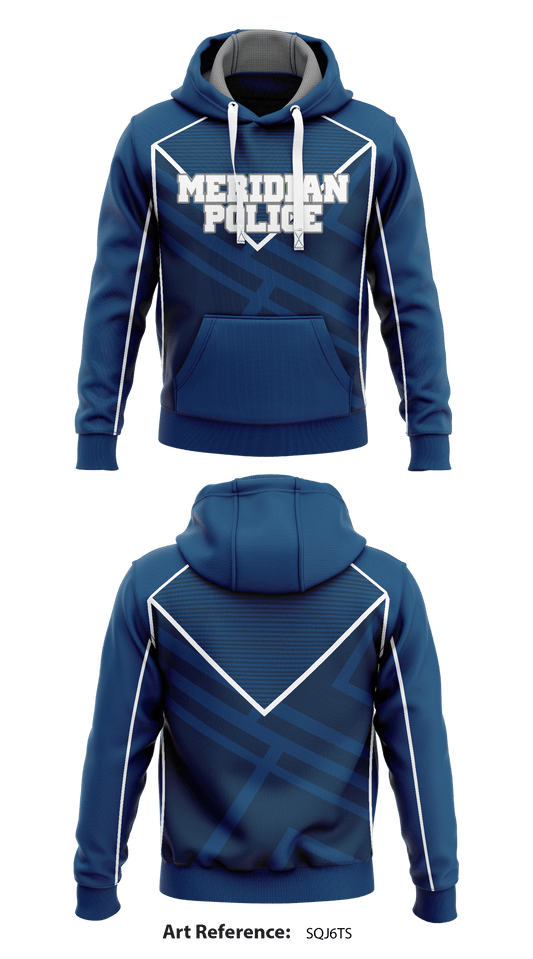 Meridian Police Store 1  Core Men's Hooded Performance Sweatshirt - SqJ6Ts