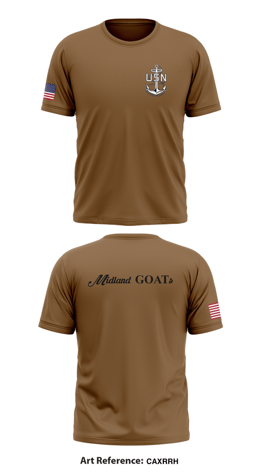 Midland GOATs Store 1 Core Men's SS Performance Tee - cAxrRh