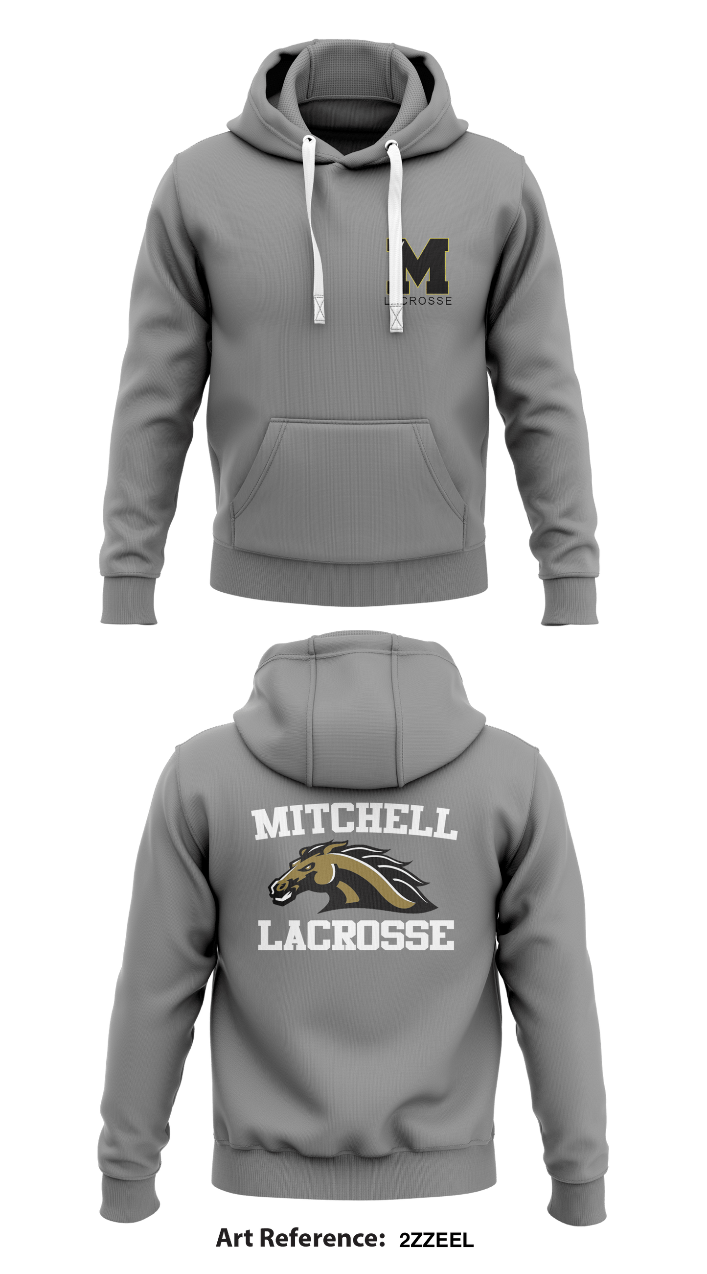 Mitchell Lacrosse Store 1  Core Men's Hooded Performance Sweatshirt - 2zZeeL