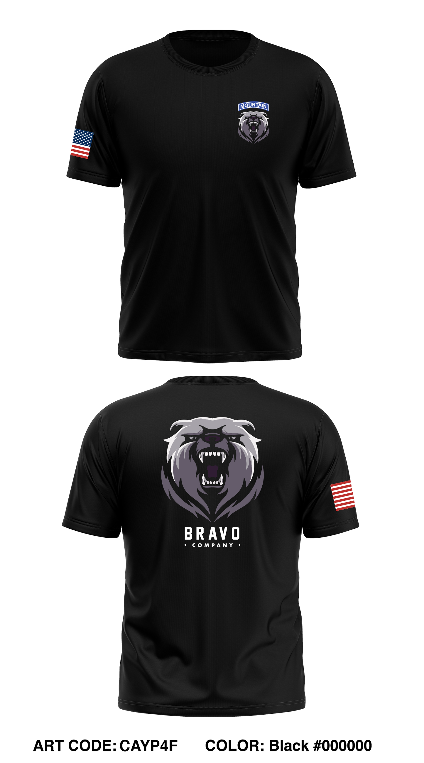 Bravo Company Store 2 Core Men's SS Performance Tee - CAYP4F