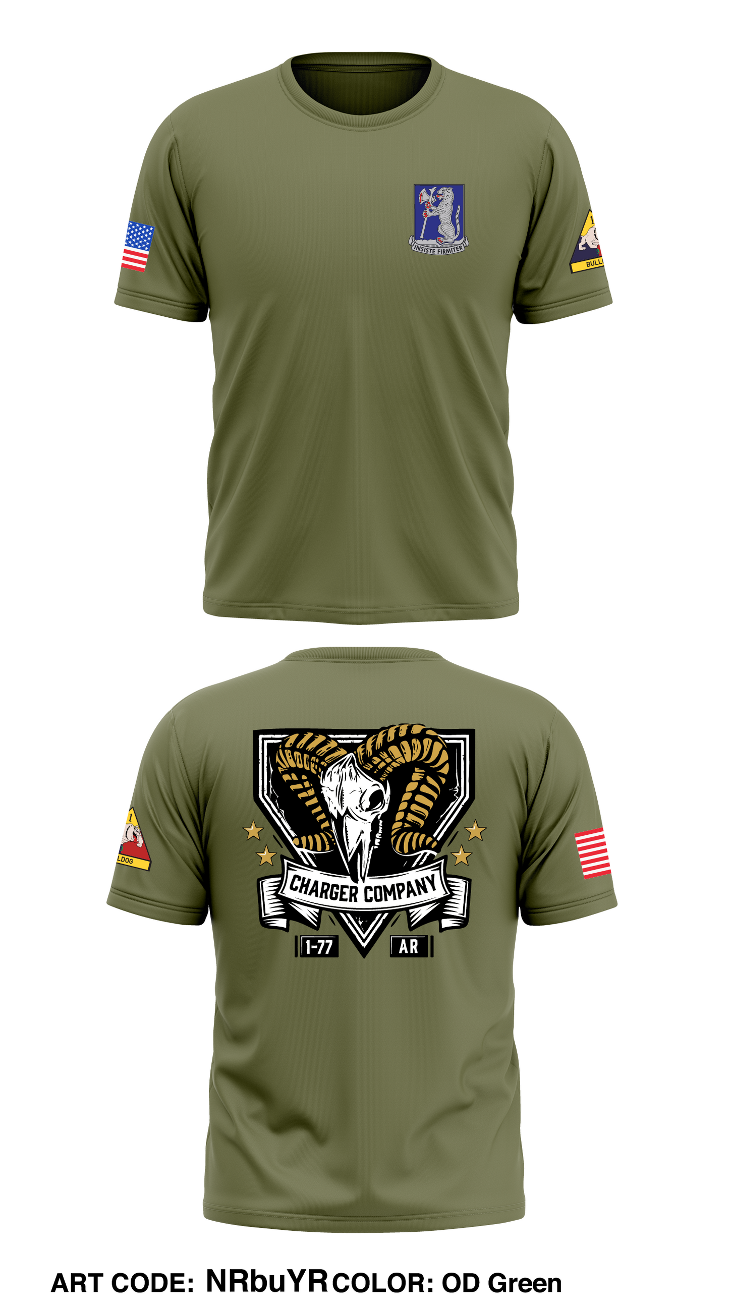 Charger Co, 1-77 AR Core Men's SS Performance Tee - NRbuYR