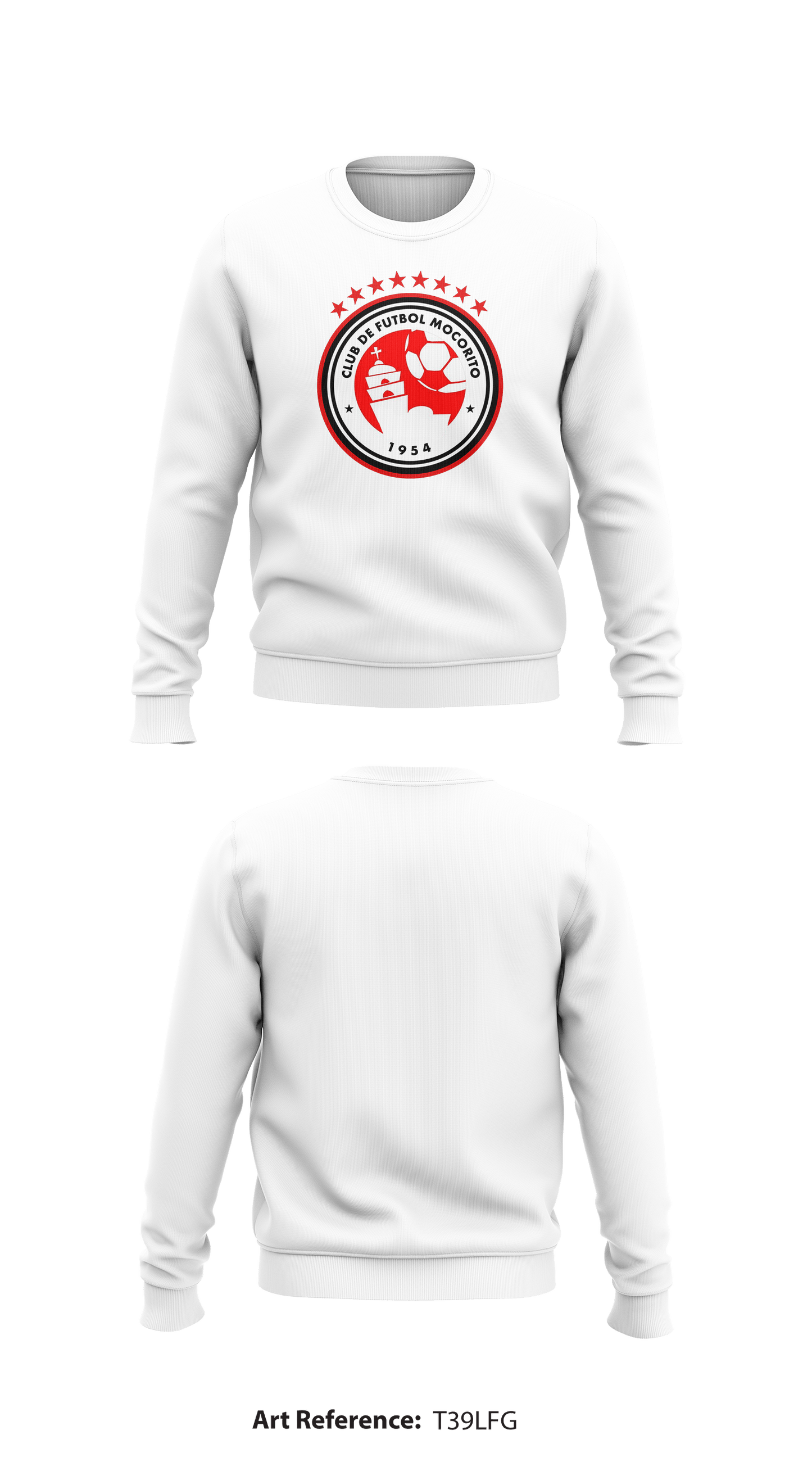 Mocorito FC Store 1 Core Men's Crewneck Performance Sweatshirt - t39LFG