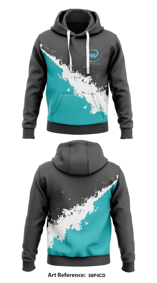 Momentum One Volleyball Academy  Core Men's Hooded Performance Sweatshirt - 58p4CD